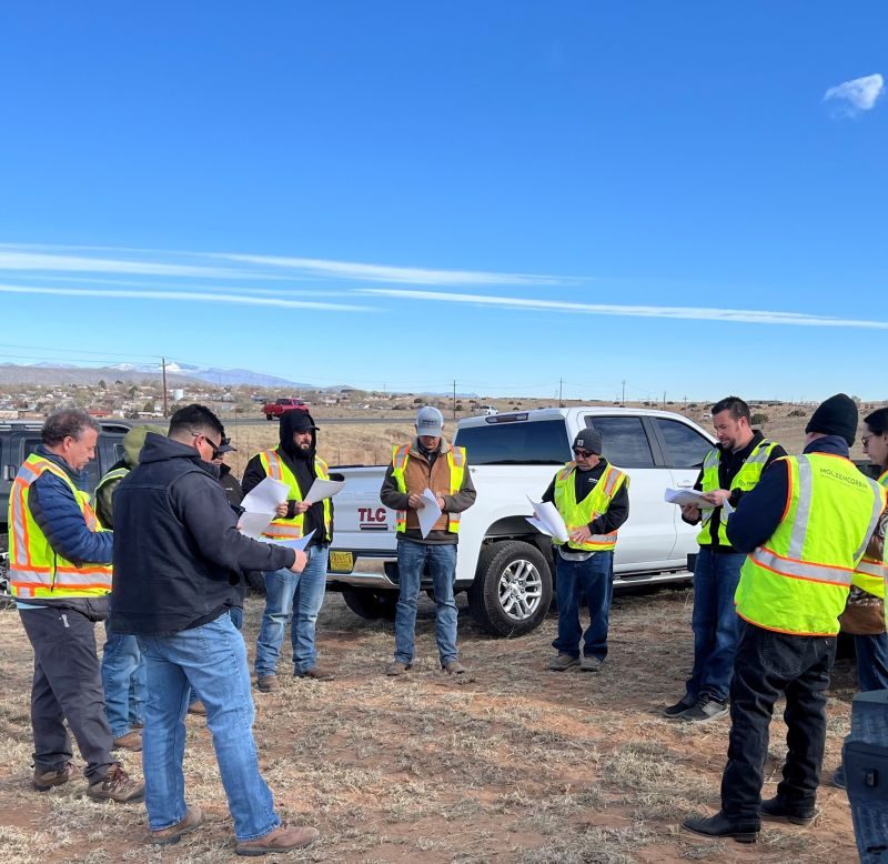 On-site project management and coordination